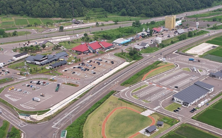 道の駅あらい全景